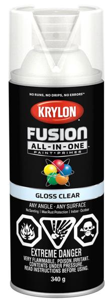 SPRAY PAINT GLOSS CLEAR 340-GR
