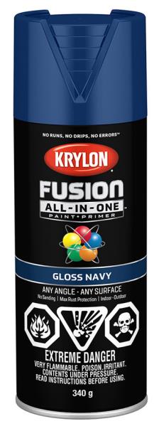 SPRAY PAINT GLOSS NAVY 340-GR