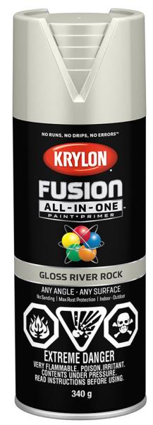 SPRAY PAINT GLOSS RIVER ROCK 340-GR