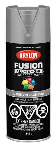 SPRAY PAINT GLOSS GREY 340-GR
