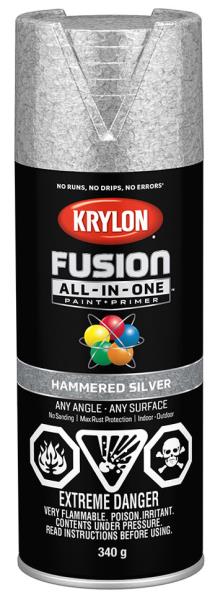 SPRAY PAINT HAMMERED SILVER 340-GR