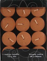 VOTIVE CANDLE CINNAMON PECAN SWIRL