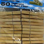 WOODEN CLOTHESPINS 50 PACK
