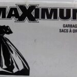 GARBAGE BAG BLACK 170-L 100 PACK