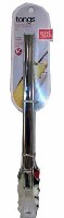 TONGS CHROME PLATED 12-IN