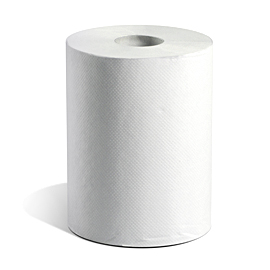 WS TOWEL ROLL 8IN 500 WHT
