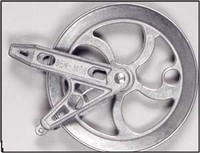CLOTHESLINE PULLY ZINC 6.5-IN