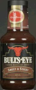BULLS EYE BBQ SWT/STCKY SAC