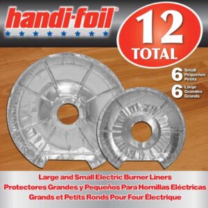 ELECTRIC BURNER LINERS 12 PACK