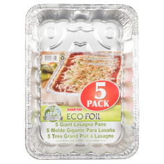 FOIL LASAGNA PAN GIANT 5 PACK