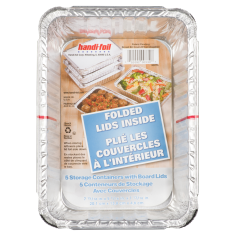 STORAGE CONTAINER WITH LID 5 PACK