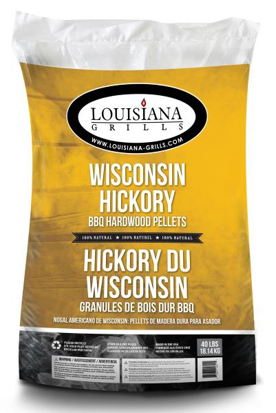 HICKORY BBQ HARDWOOD PELLETS 40-LB