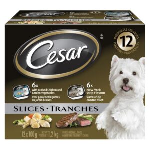 CESAR SLICE NY STRIP/CHIX 12X100G