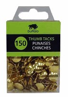 THUMB TACKS BRASS 150 PACK