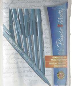 WRITE BROS BALL POINT PEN BLUE 10PK