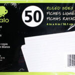 INDEX CARDS 4-IN X 6-IN 50 PACK