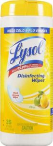 LYSOL WIPES CITRUS 35CT