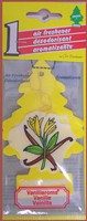CAR AIR FRESHENER VANILLAROMA 1PK