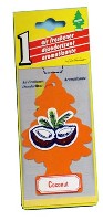 CAR AIR FRESHENER COCONUT 1PK