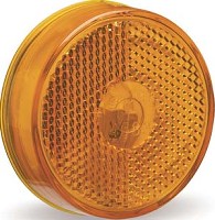 CLEARANCE LAMP AMBER 2-1/2-IN