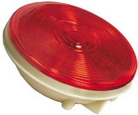STOP TAIL TURN LIGHT RED 4IN