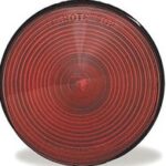 FOUR FUNCTION ROUND LAMP RED 4-IN