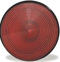 FOUR FUNCTION ROUND LAMP RED 4-IN