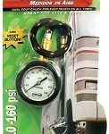 TIRE GAUGE RV DUAL HEAD 10-160 PSI