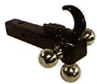 TRIPLE BALL MOUNT & TOW HOOK 6000LB