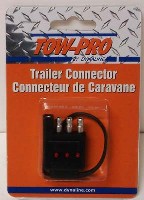 TRAILER CONNECTOR FLAT 4 POLE 3 LED