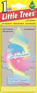 CAR AIR FRESHENER COTTON CANDY 1PK