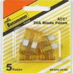 ATC FUSE BP/ATC-20-RP 20 AMP 5 PK