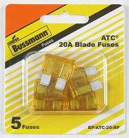 ATC FUSE BP/ATC-20-RP 20 AMP 5 PK