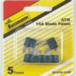 AUTO FUSE MINI BLUE 15 AMP 5 PK