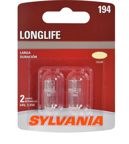AUTO BULB LONG LIFE 194 2 PK