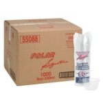 POLAR DISH FOOD CLEAR 8OZ