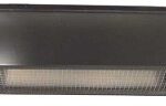 WALL CAP BLACK 3.25 X 10-IN