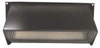 WALL CAP BLACK 3.25 X 10-IN