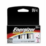 MAX ALKALINE BATTERY 9 VOLT 4 PACK
