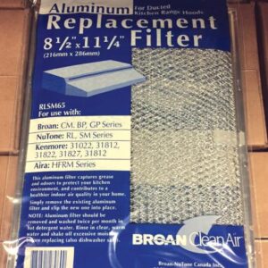 ALUMINUM FILTER RLSM65 8.5X11.25-IN