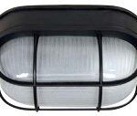 OUTDOOR MARINE LIGHT FIXTURE BLACK