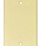 BLANK WALL PLATE 1 GANG IVORY