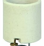 PORCELAIN LAMPHOLDER KEYLESS