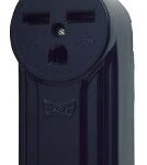 SINGLE RECEPTACLE BLACK 30 AMP