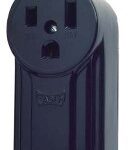 SINGLE RECEPTACLE BLACK 50 AMP