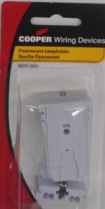 BP2509W-C FLUOR LAMPHOLDER SLIDE-ON