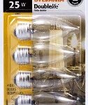 B10 MEDIUM BASE BULB 25W 4 PACK