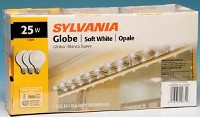G25 GLOBE BULB CLEAR 40W 3 PACK