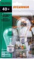A15 INCANDESCENT FAN BULB 40W 2PK