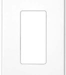 DECOR SCREWLESS PLATE 1 GANG WHITE